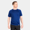 alpkit mens kepler short sleeve merino Baselayers in navy blue