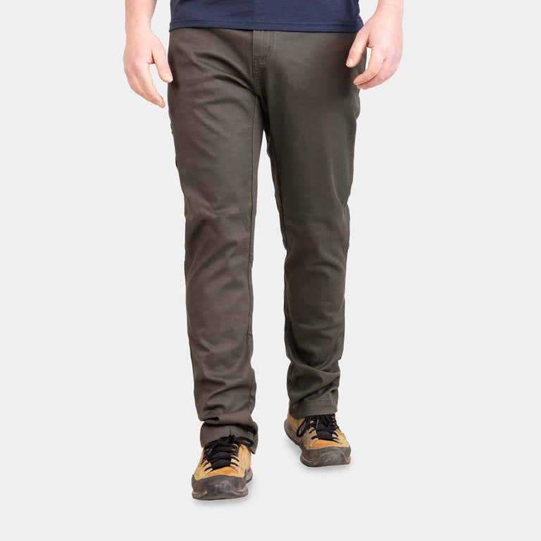 alpkit mens Kraft trousers in kelp green|tf