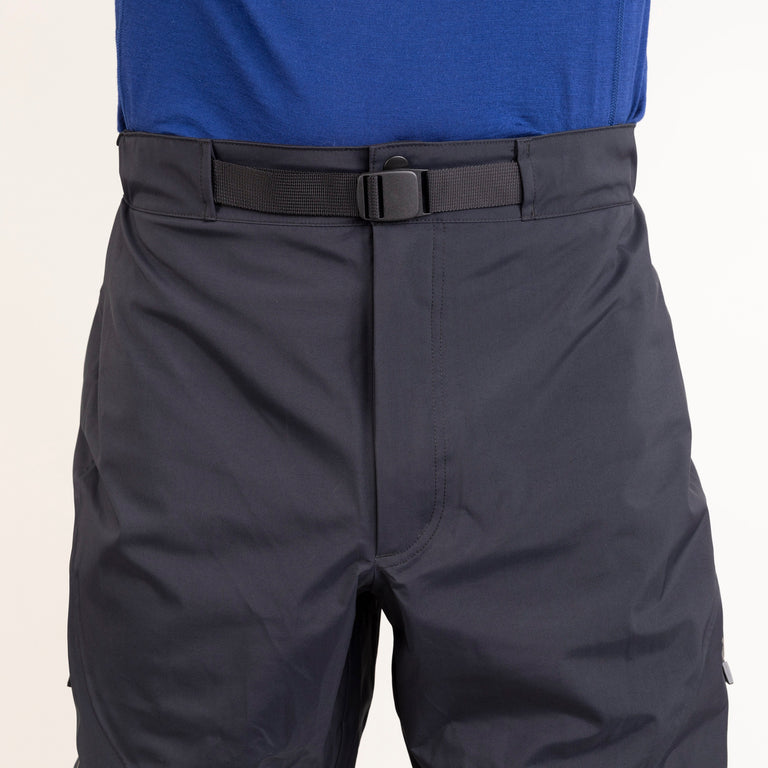 alpkit mens nautilus waterproof trousers in black waistband|bf