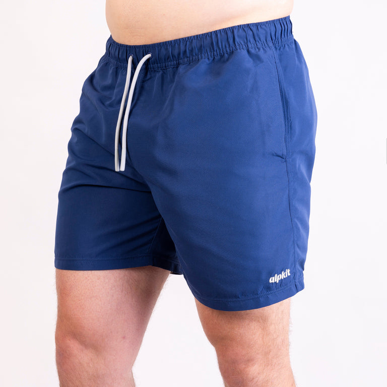 alpkit rockford swim shorts in ____ blue front