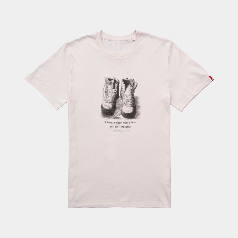 mens Alpkit solved by walking cotton tee shirt - closed