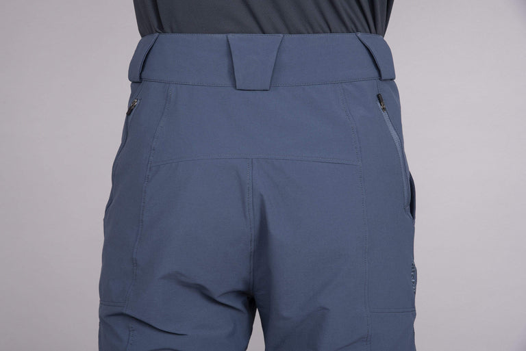 mens strada short in dark denim rear waistband