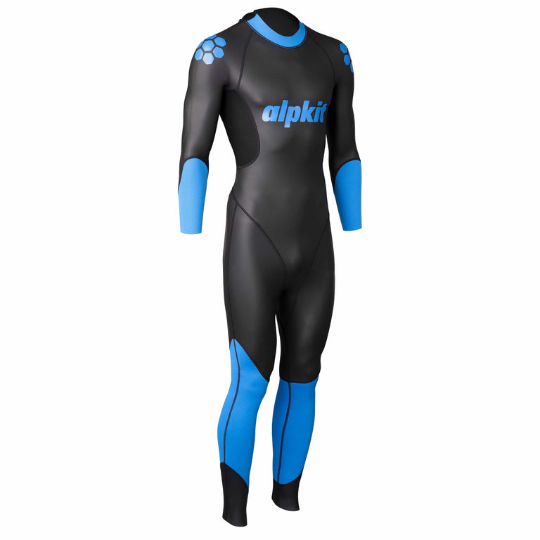 mens terrapin outdoor swimming wetsuit - closed