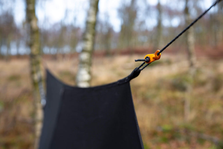 Alpkit mora hammock bug net guy line - action