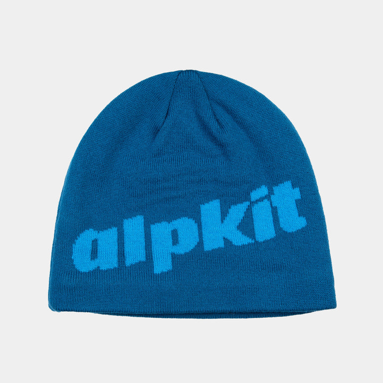 alpkit mountain beanie in reef blue