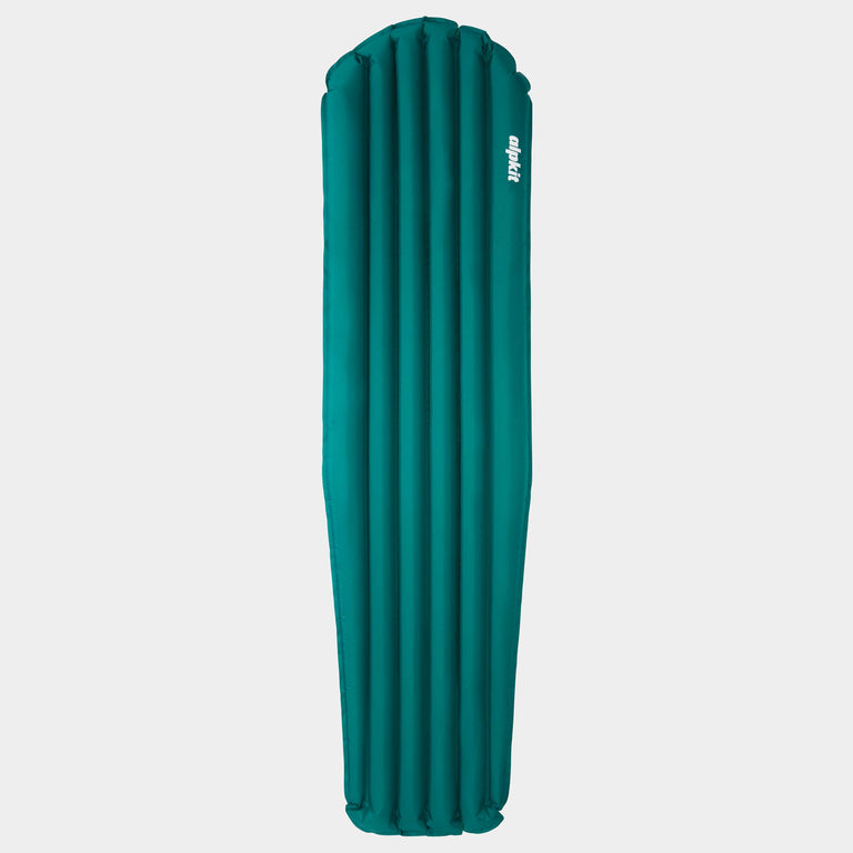 alpkit numo sleeping mat in pine green top