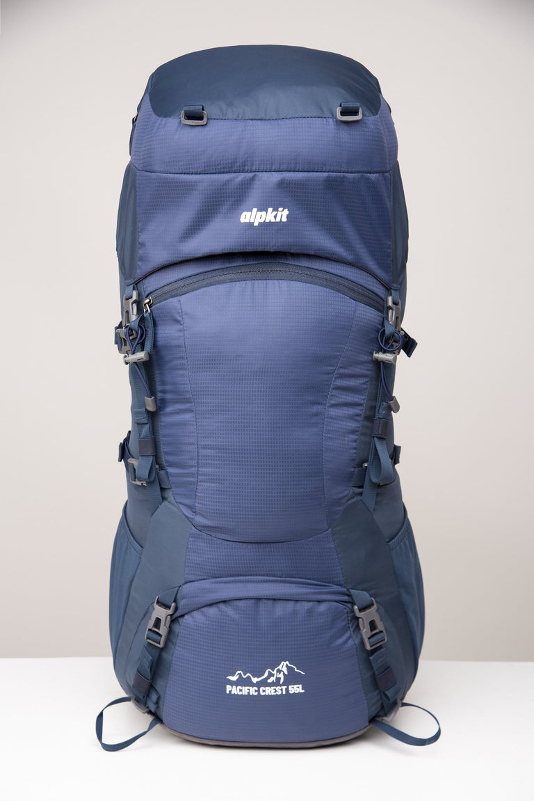 alpkit pacific crest 55 litre in nemo front