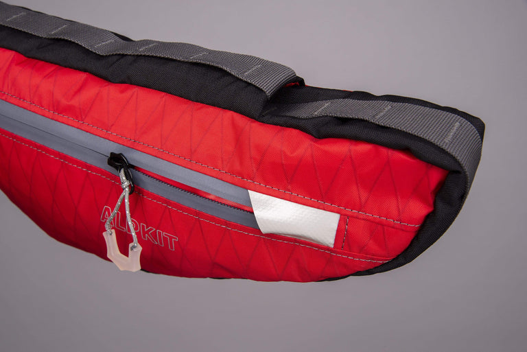 possum framebag in chilli - closed