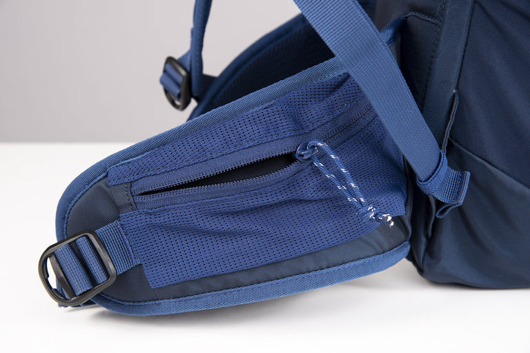 Alpkit presta 25l pack in nemo waist pocket - closed