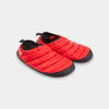 alpkit rifugio insulated primaloft slipper booties in chilli red