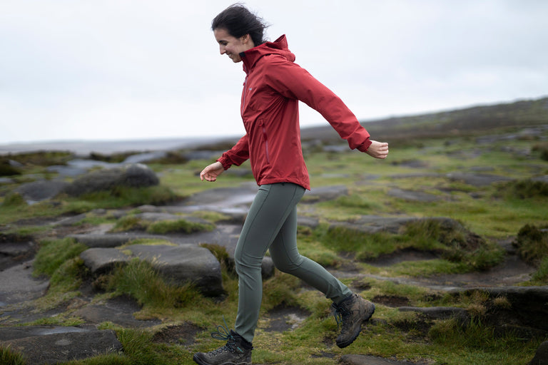 alpkit sigma womens waterproof jacket in chipotle red location - closed