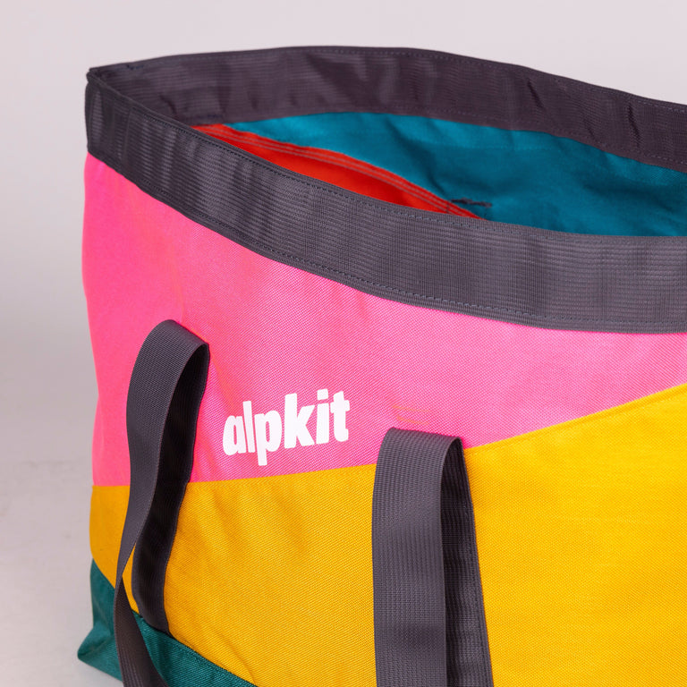 alpkit skomer uk made gear tote bag in tropical detail