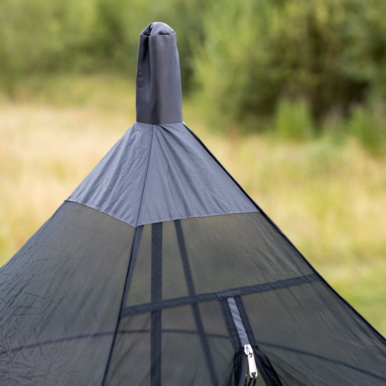 alpkit tarp star 2 walking pole tent tarp tent top - closed