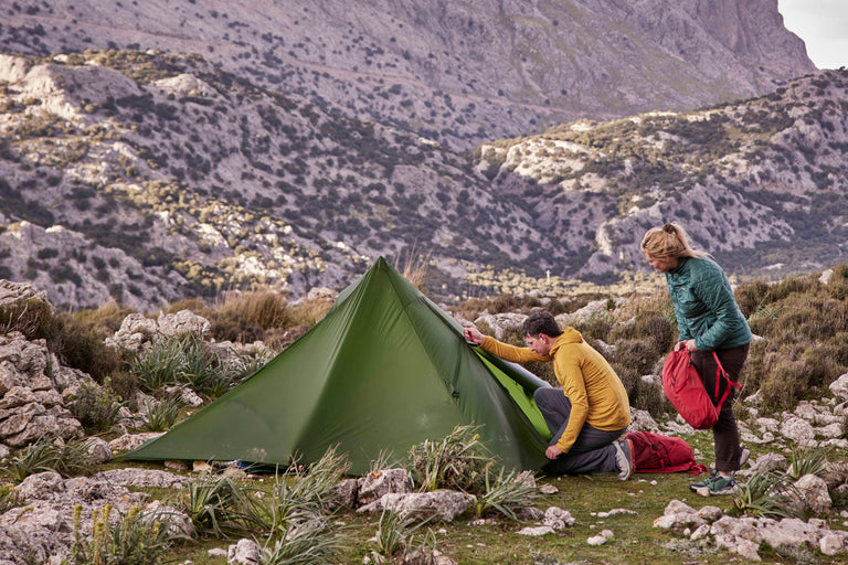 Tarpstar pyramid tarp tent - action