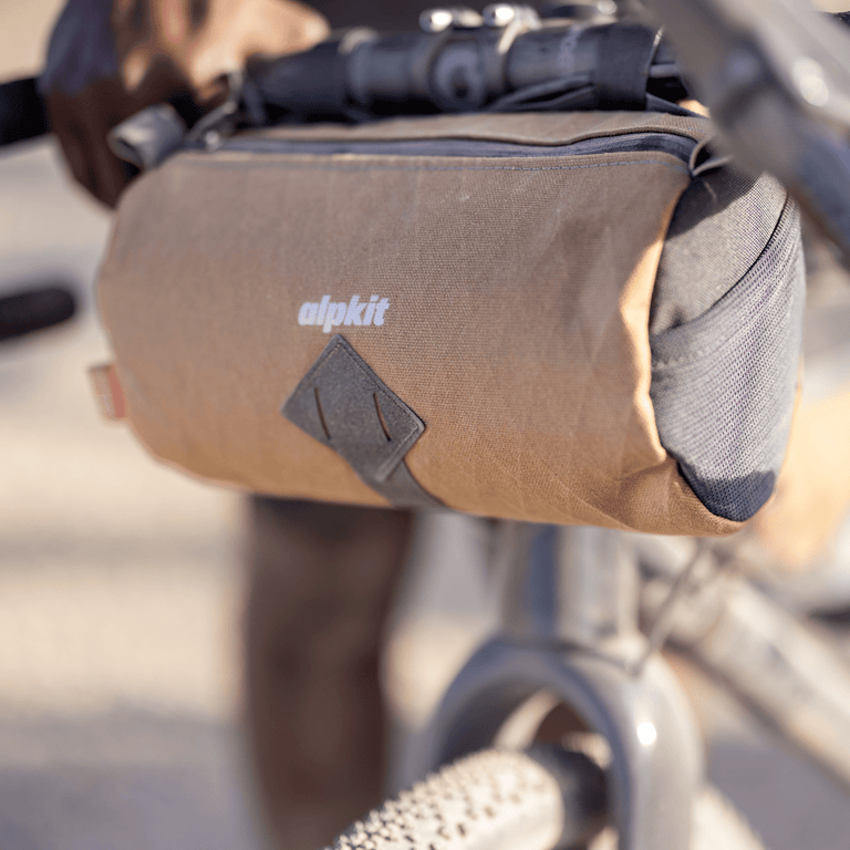 alpkit toploader bikepacking handlebar bag