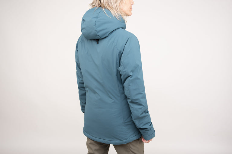 womens alpkit 0hiro jacket rear - closed