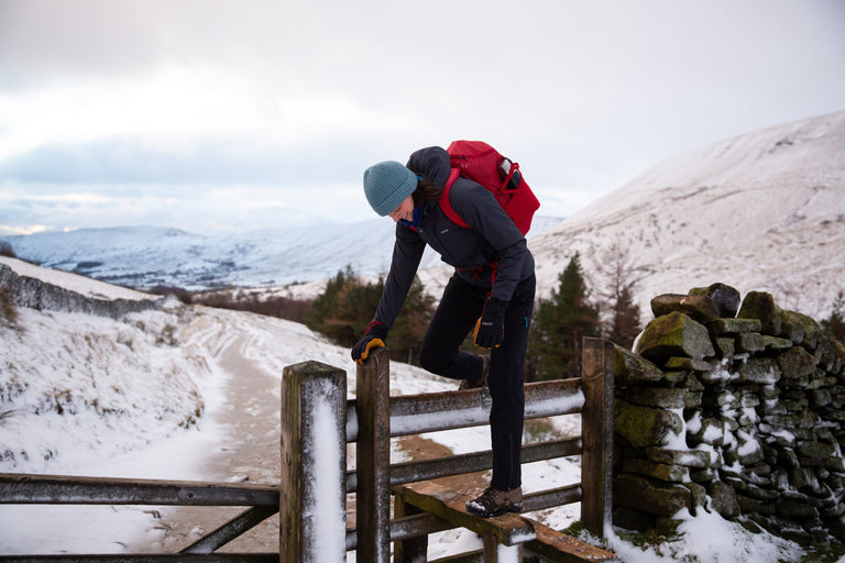 Alpkit womens ardent trousers - action - closed