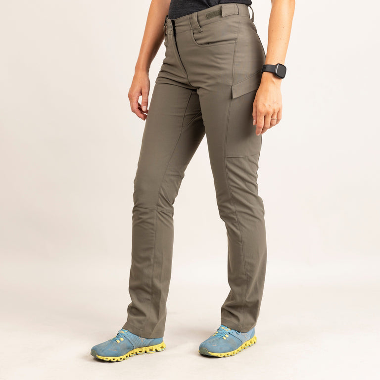 alpkit womens arnison pants in mortar front