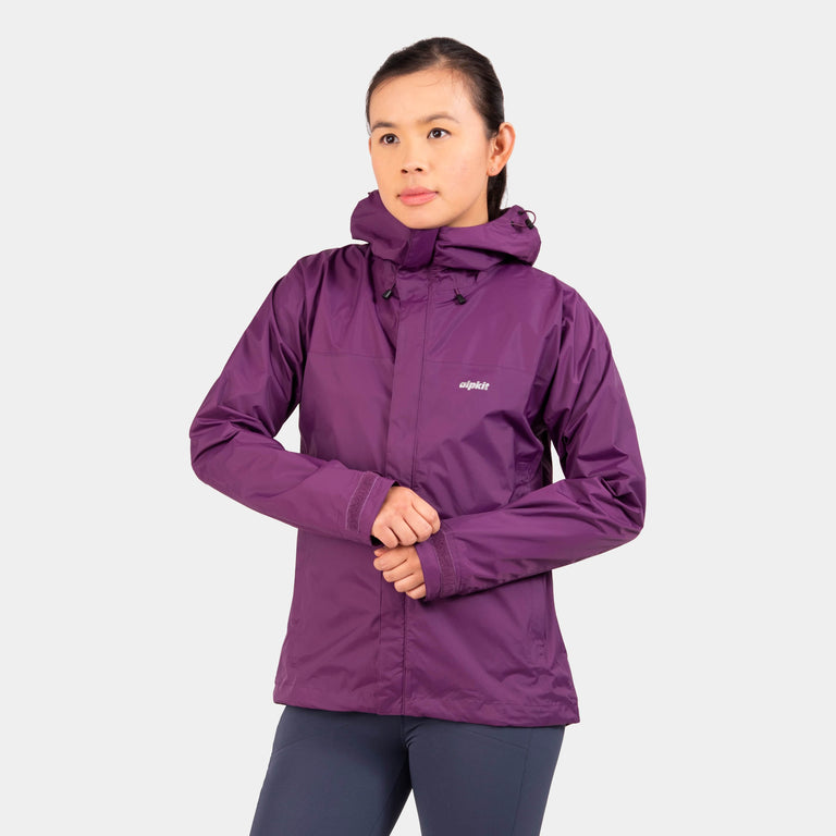 alpkit womens Atalanta waterproof jacket in cosmos purple|jl