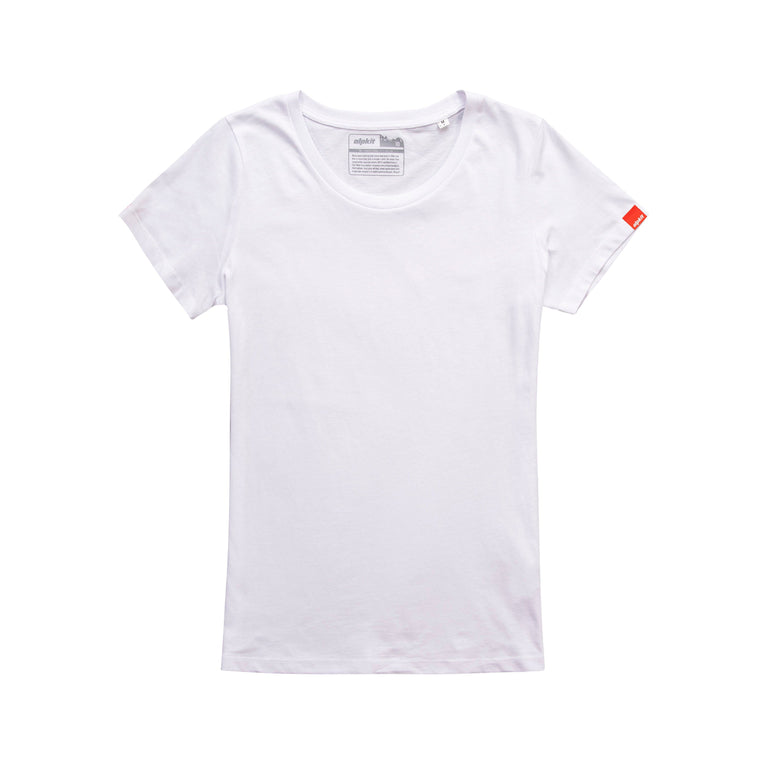 womens blank canvas tee in chalk