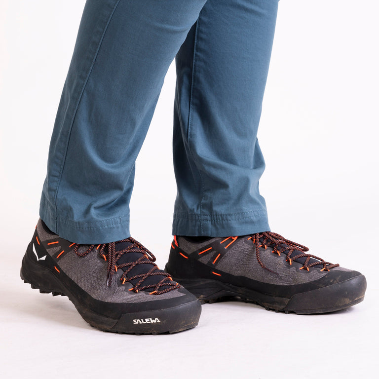 alpkit womens bloc pants in spruce blue hem|rg