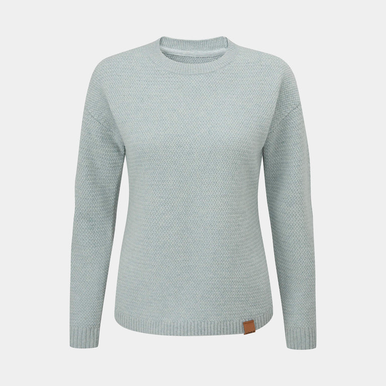 women's alpkit brenin jumper in mist