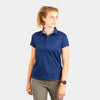 alpkit womens Cabrera polo shirt in navy blue