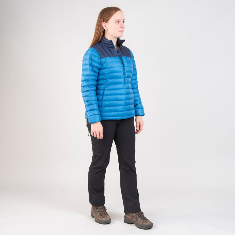 alpkit womens filoment smock in reef blue outfit