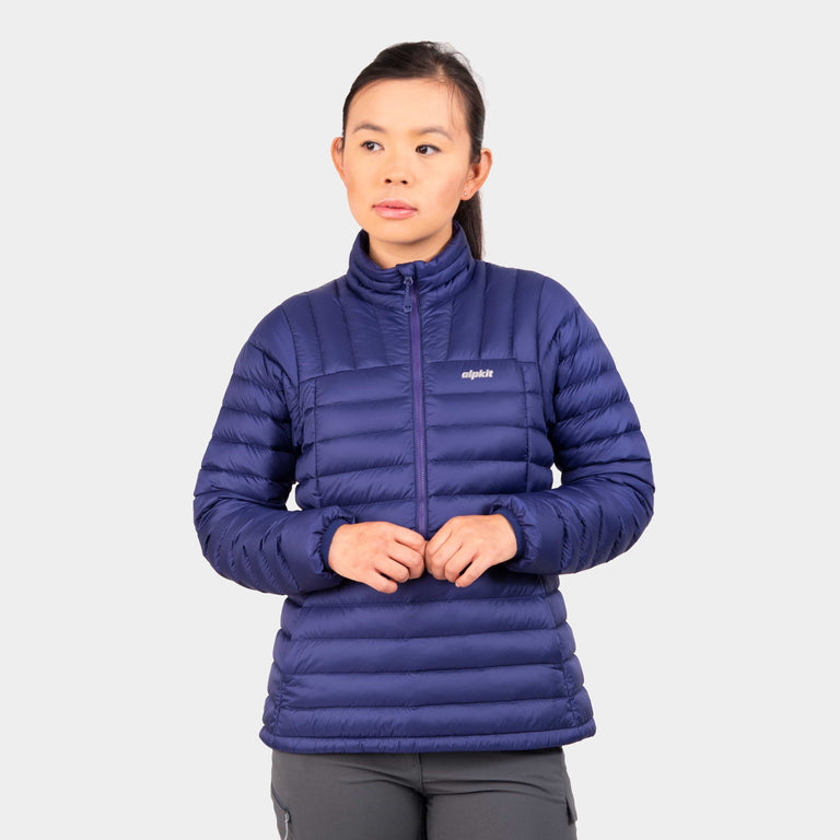 alpkit womens filoment smock in nightshade purple