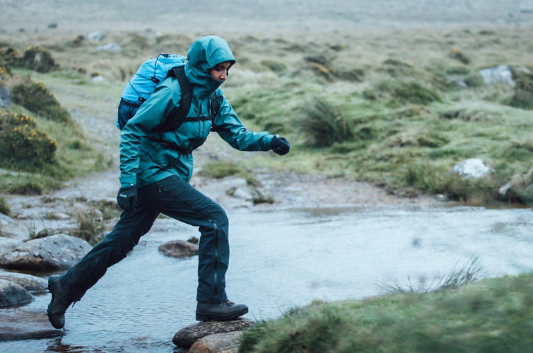 womens Alpkit fortitude waterproof jacket - closed