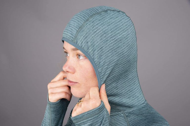 womens griffon fleece hood