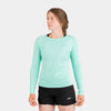 womens Alpkit Koulin trail long sleeve baselayer in mint