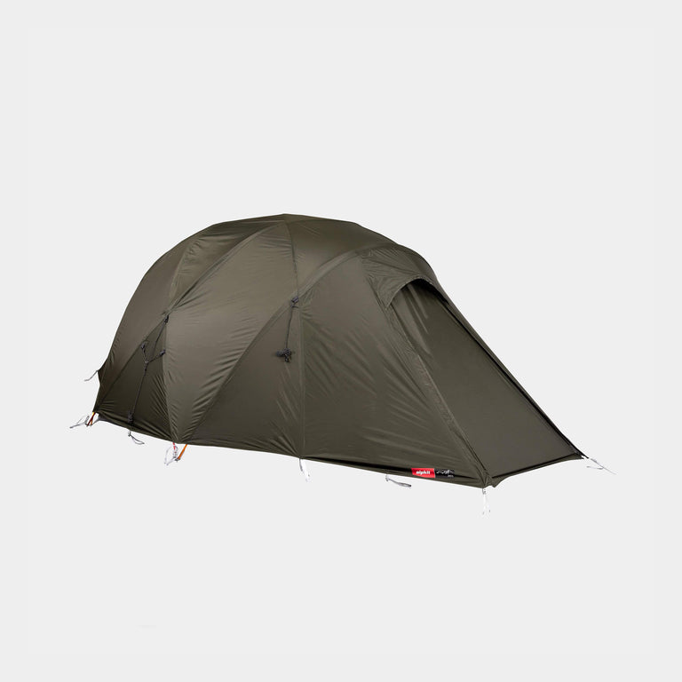 alpkit zhota mountain tent in kelp green