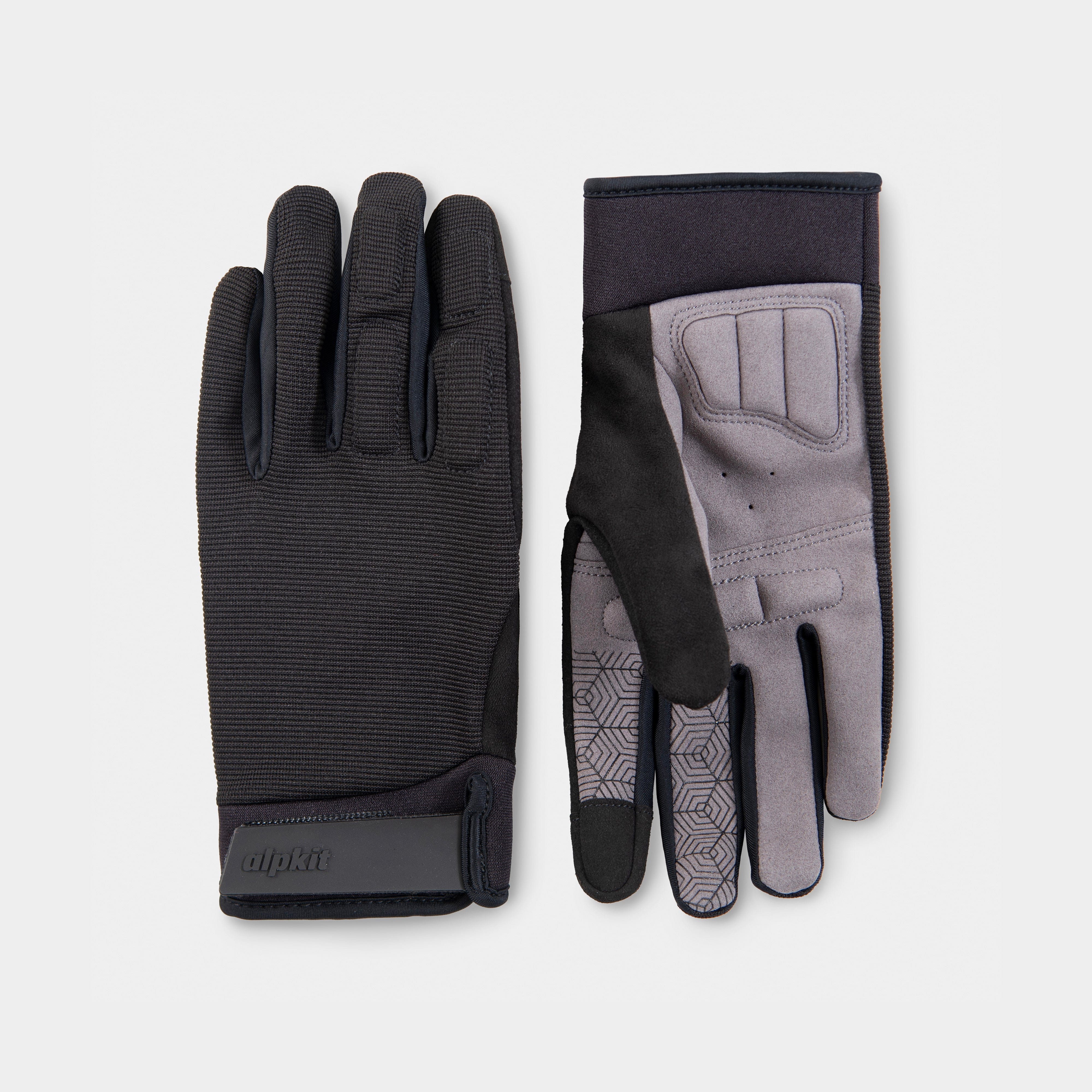 alpkit floe glove in black pair